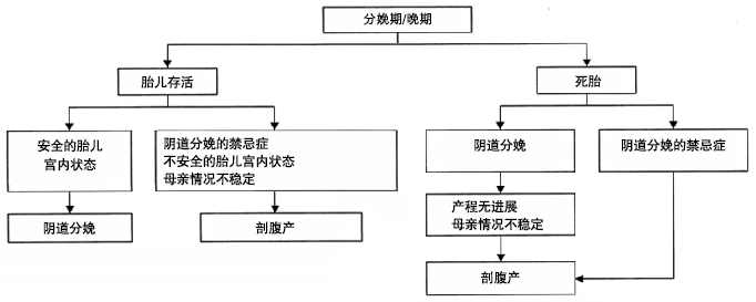 足月、近足月孕妇胎盘早剥的治疗流程（>孕34周）