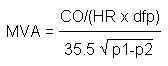 Gorlin公式 MVA,二尖瓣口面积;CO,心输出量;HR,心率;dfp,舒张充盈时间(秒);p1-p2,平均二尖瓣压力阶差